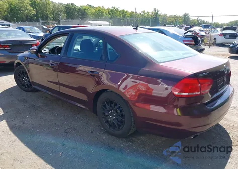 2012 Volkswagen Passat 2.5L S from USA, damaged, VIN 1VWAP7A30CC024378